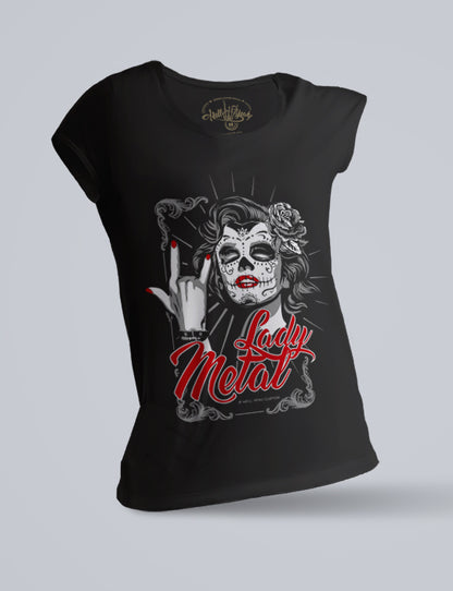 Camiseta chica LADY METAL (manga corta)