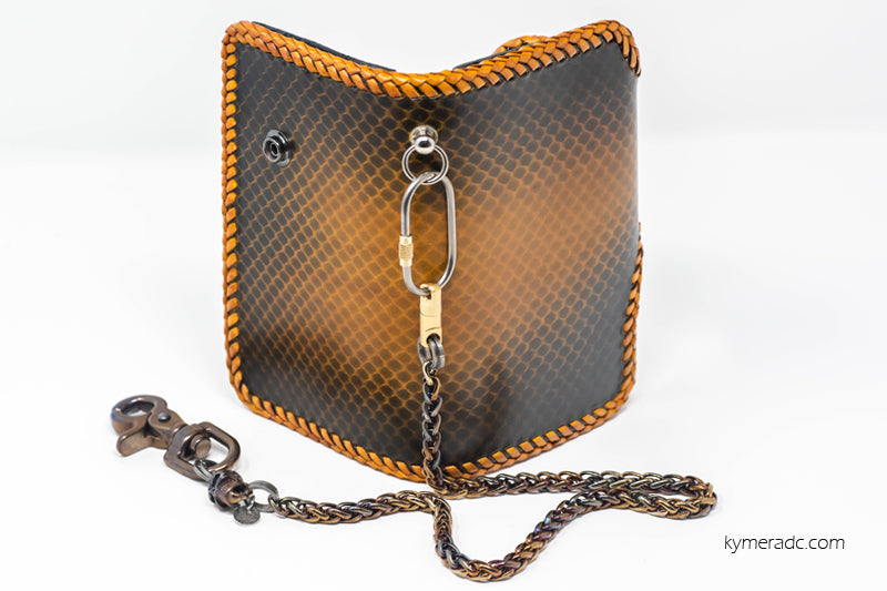 Cartera SNAKE Gold - Última unidad