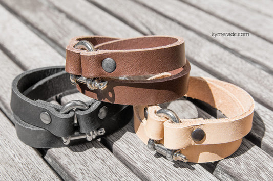 Pulsera doble TANNER Negra